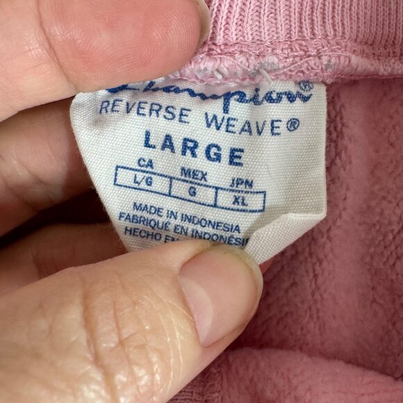 U/O Champion Reverse Weave Pink Daisy Shorts Size Large - Picture 2 of 9